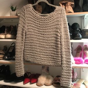 Cheap Monday chunky knit cropped sweater